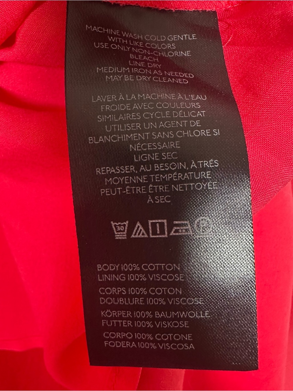 By Anthropologie Strapless Flounce A-Line Midi Dress Hot Pink Size Small S - Picture 9 of 10